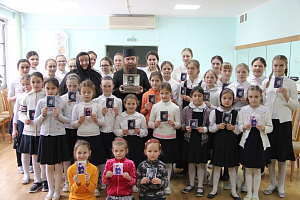 Свято-Никольский Черноостровский монастырь г. Малоярославца посетил схимонах Афонского скита