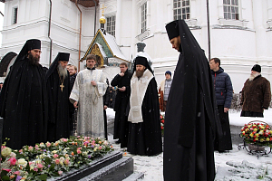 В Новоспасском монастыре состоялась панихида по архиепископу Алексию (Фролову)