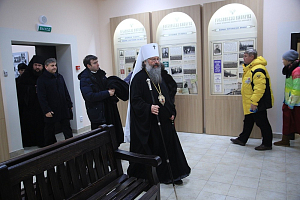 Митрополит Кирилл открыл выставку «Псковский тупик / 1917 г.» в музее монастыря на Ганиной Яме