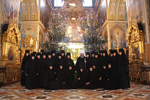 Блаженнейший Митрополит Онуфрий посетил Корецкий монастырь