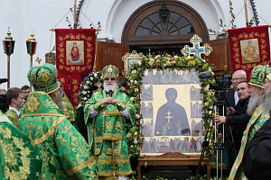 Патриарший экзарх всея Беларуси возглавил торжества в Спасо-Евфросиниевском монастыре г. Полоцка по случаю дня памяти прп. Евфросинии Полоцкой