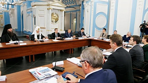 Состоялось заседание Попечительского совета Благотворительного фонда по восстановлению Воскресенского Ново-Иерусалимского монастыряПриводим стенограмму выступлений Председателя Правительства РФ Д.А. Медведева и Святейшего Патриарха Кирилла. 