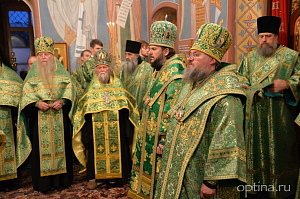 В Оптиной пустыни почтили память прп. Амвросия Оптинского