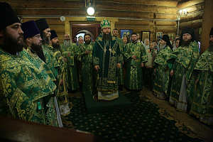 Епископ Евгений возглавил престольный праздник в монастыре на Ганиной Яме