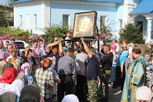 В Вознесенский монастырь г. Сызрани принесен список чудотворной иконы Богоматери «Избавительница от бед»