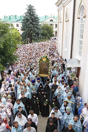 В Корецком монастыре состоялся праздник в честь чудотворной иконы Божией Матери «Споручница грешных»  Корецкой