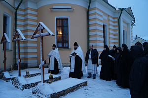 В Аносином монастыре почтили память прмц. Евгении Римской –  небесной покровительницы трех игумений обители