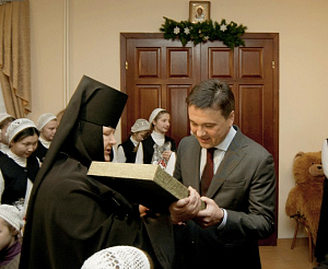 Визит губернатора Московской области А.Ю. Воробьева  в Покровский Хотьков монастырь