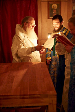 Великое освящение нижнего храма скита Всех Святых Валаамского монастыря