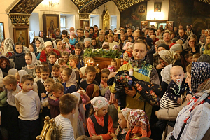 В Николо-Угрешском монастыре в день его престольного праздника отслужена детская Литургия
