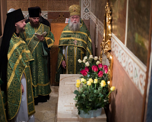 В Троице-Сергиевой лавре молитвенно почтили день преставления митр. Платона (Левшина)