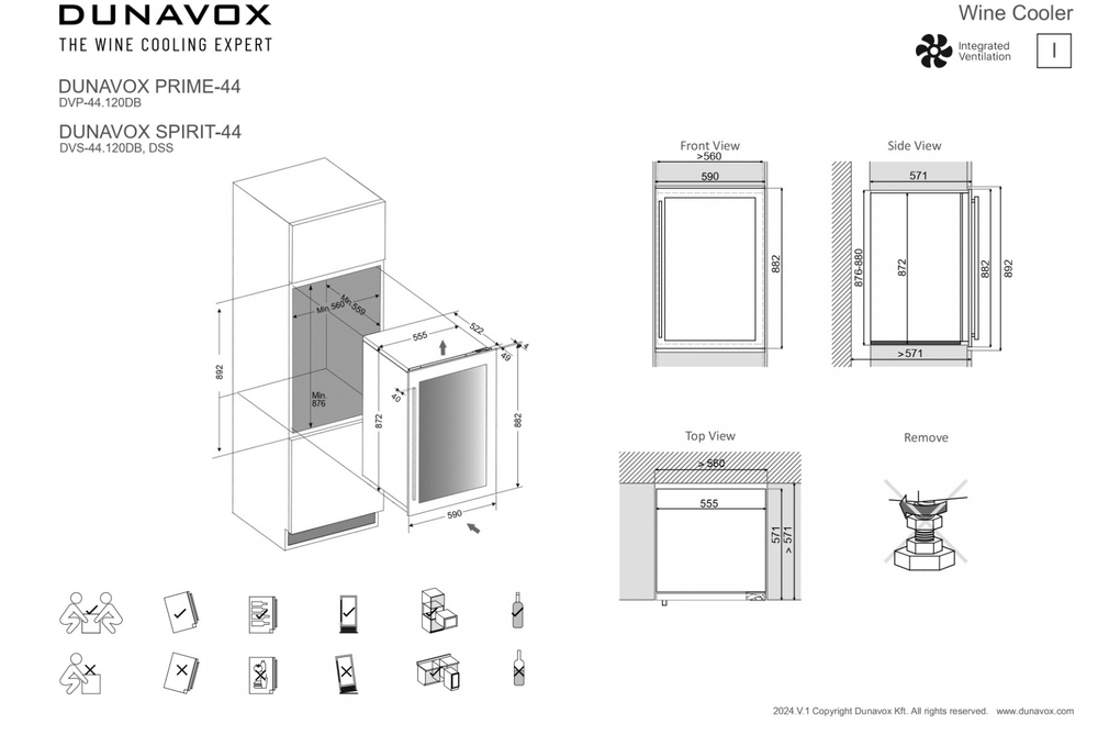 Dunavox DVS-44.120DSS