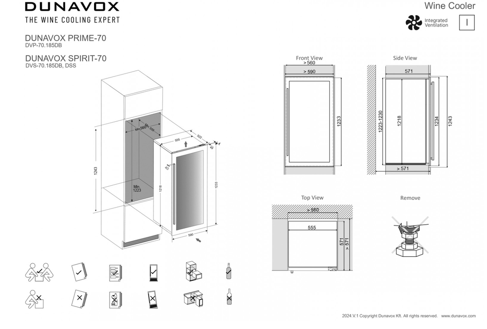 Dunavox DVS-70.185DSS