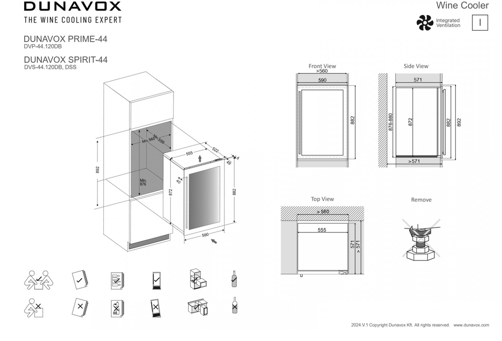 Dunavox DVS-44.120DB