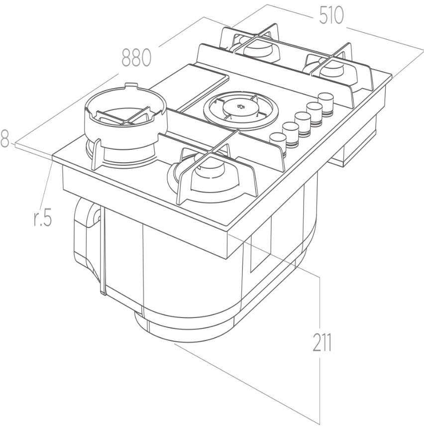 ELICA NIKOLATESLA FLAME EVO BL/A/88