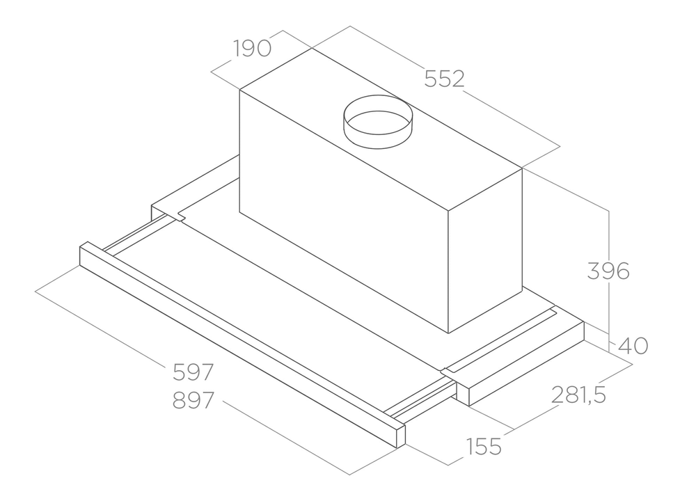 ELICA ELITE 35 GRIX/A/90