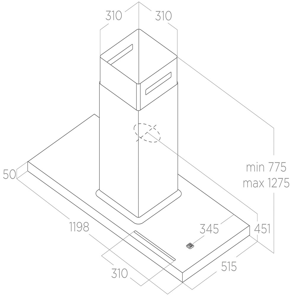 ELICA BIO ISLAND BLRO/A/120 ROVERE