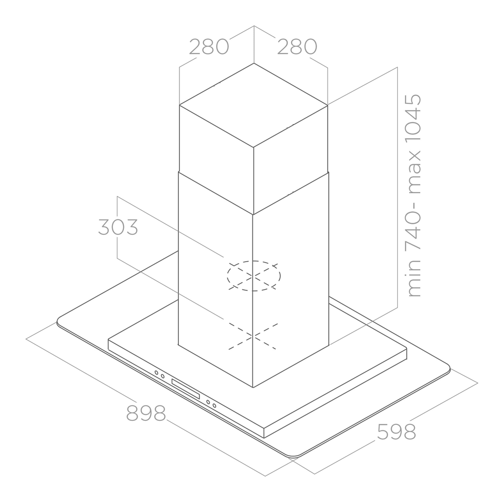 ELICA FLAT GLASS IX/A/90