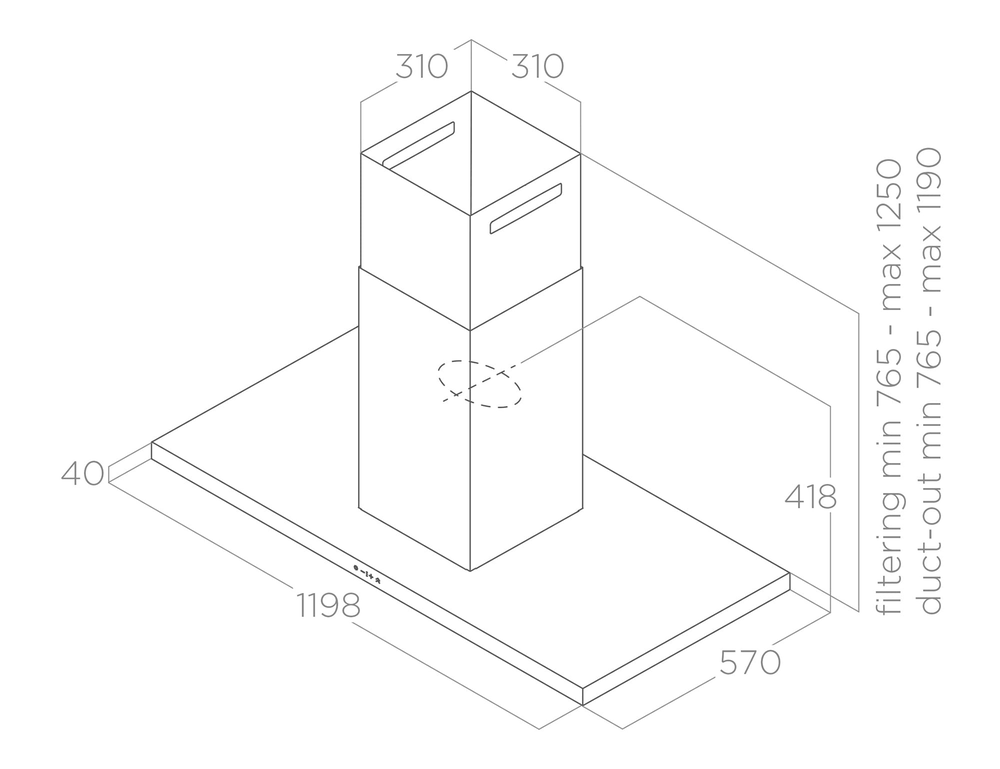 ELICA THIN ISLAND IX/A/120