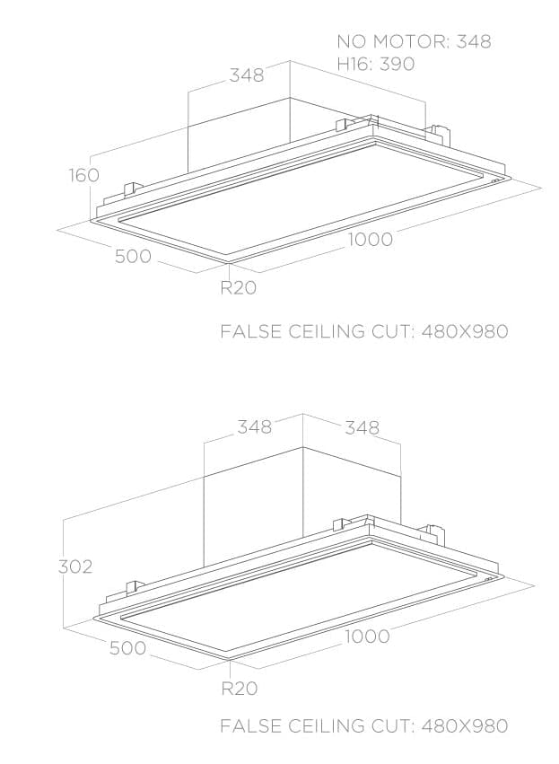 ELICA ILLUSION H30 WH/A/100