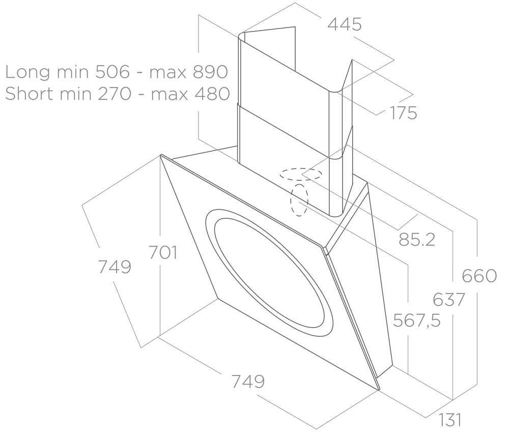 ELICA OM AIR BL/F/75