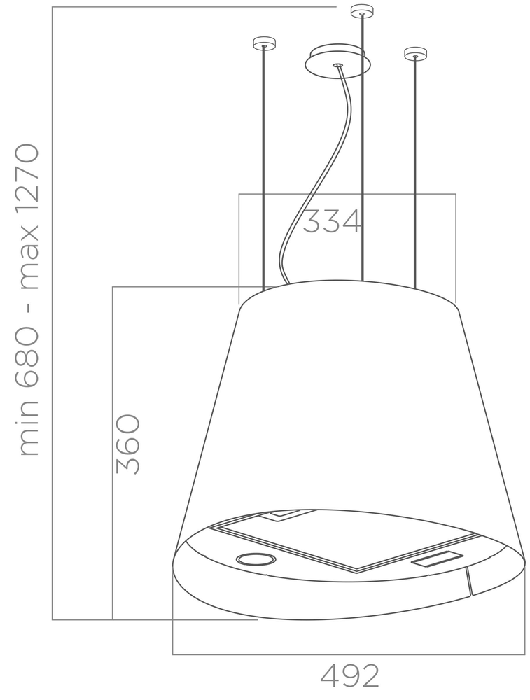 ELICA JUNO URBAN ZINC/F/50