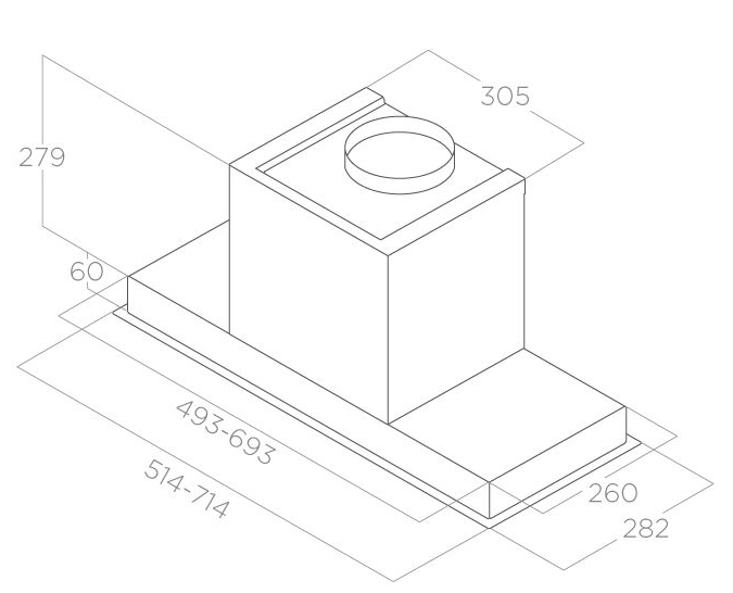 ELICA HIDDEN ADVANCE IX/A/72