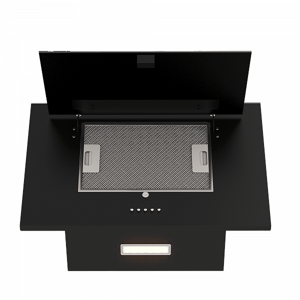 Elikor Коралл 60П-430-К3Д черный/черн.стекло