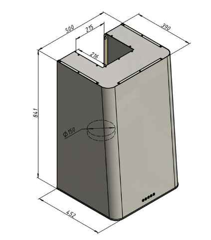 Elikor MIX 50П-650-Э3Д антрацит/срб