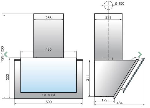 Elikor Рубин 60П-1000-Е4Д черный