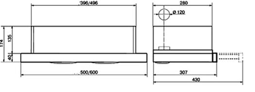 Elikor Slide 50Н-430 нерж/нерж