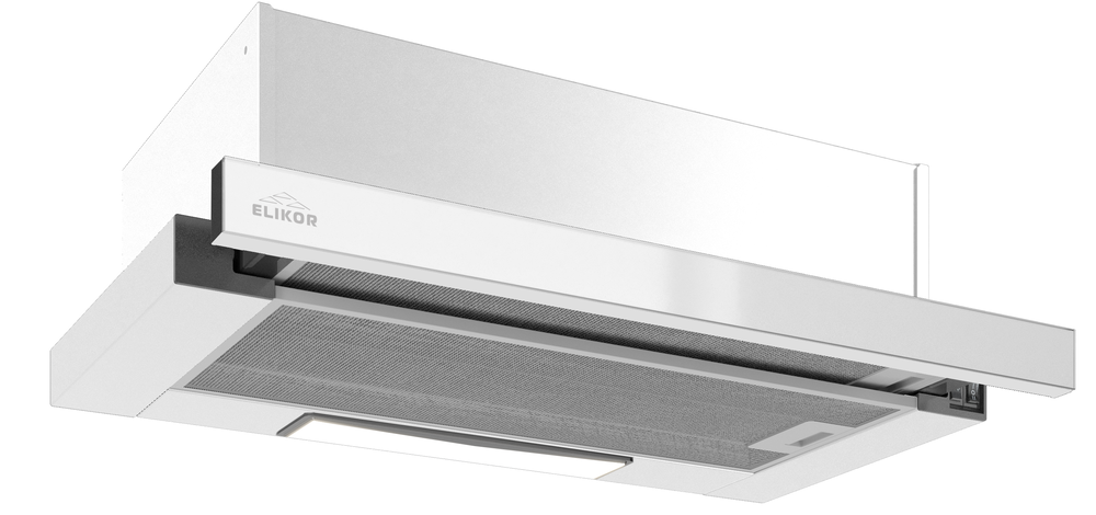 Elikor Интегра GLASS 60П-650-В2Л белый/стекло белое