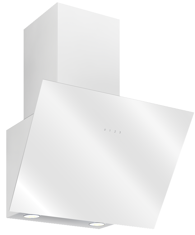 Elikor Антрацит 60П-650-Е3Д белый/белое стекло