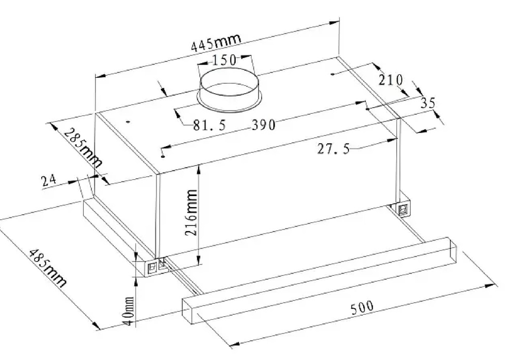 Evelux Tel 50 X