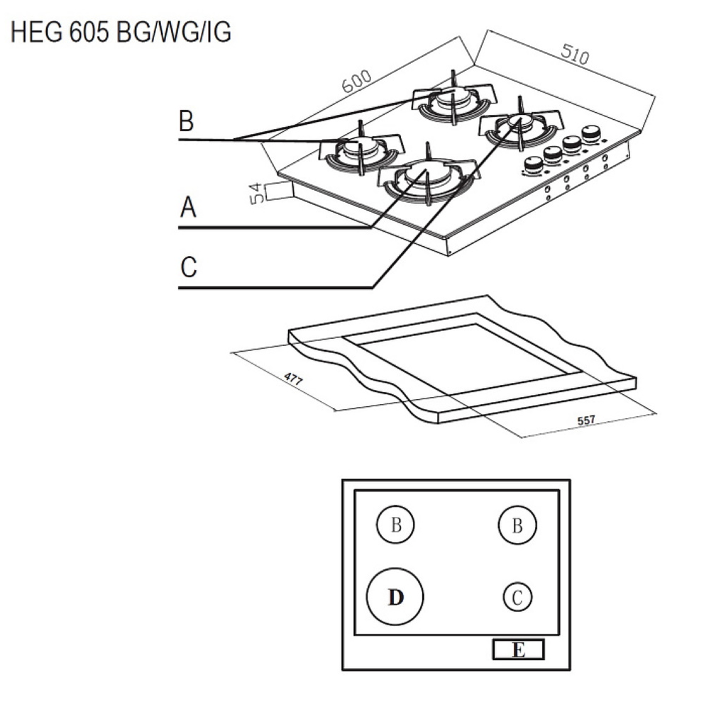 Evelux HEG 605 BG