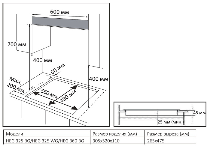 Evelux HEG 360 BG