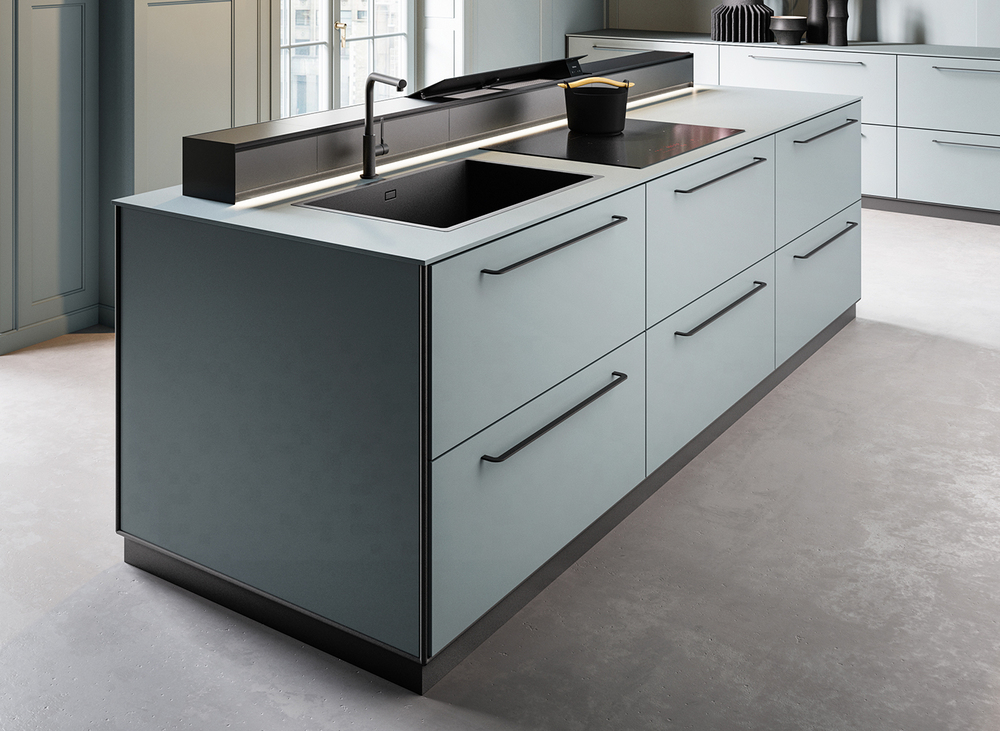 Falmec система хранения MONOLITH 90 VETRO NERO