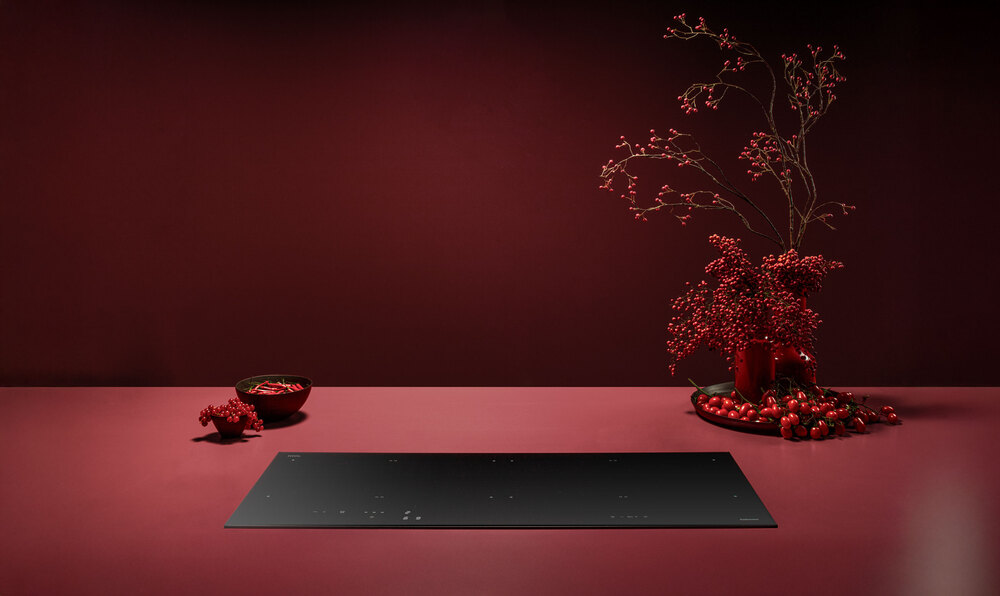 Falmec PIANO INDUZIONE BLACK MATT 88x40 Panoramic