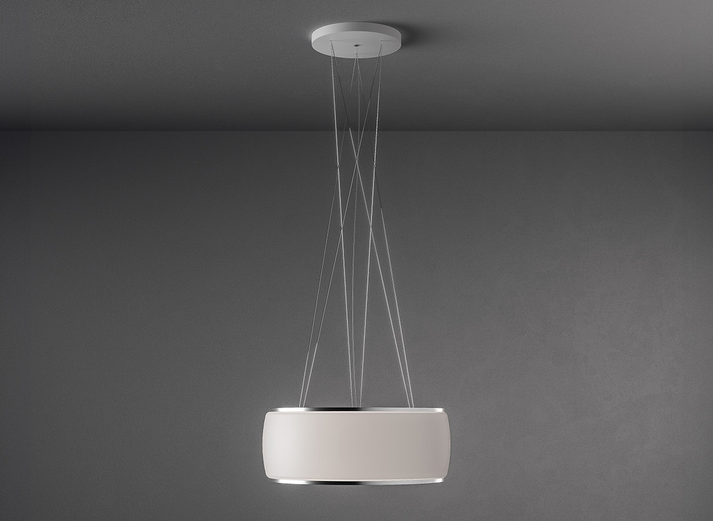 Falmec SOFFIO IS 58 White Satin Glass