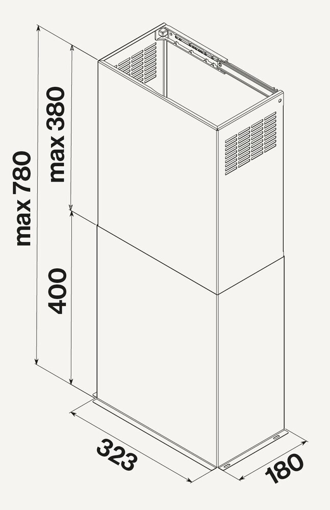 Falmec короб декоративный для COVER, черный