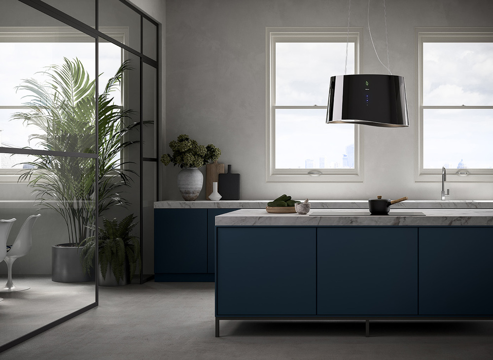 Falmec MARE E.ION IS GLASS BLACK