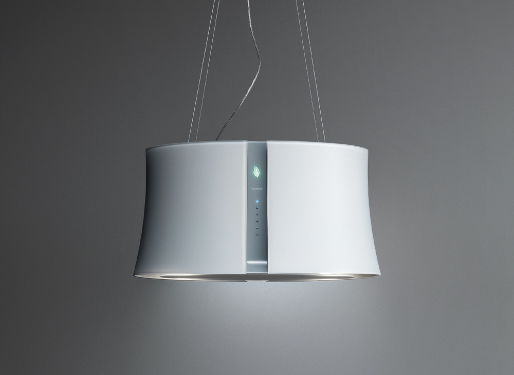 Falmec ZEPHIRO E.ION IS GLASS WHITE