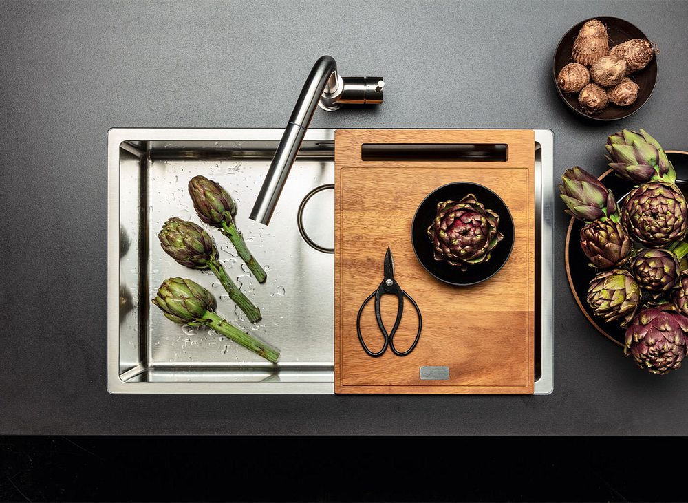 Falmec разделочная доска, дерево 330х420 IROKO WOOD