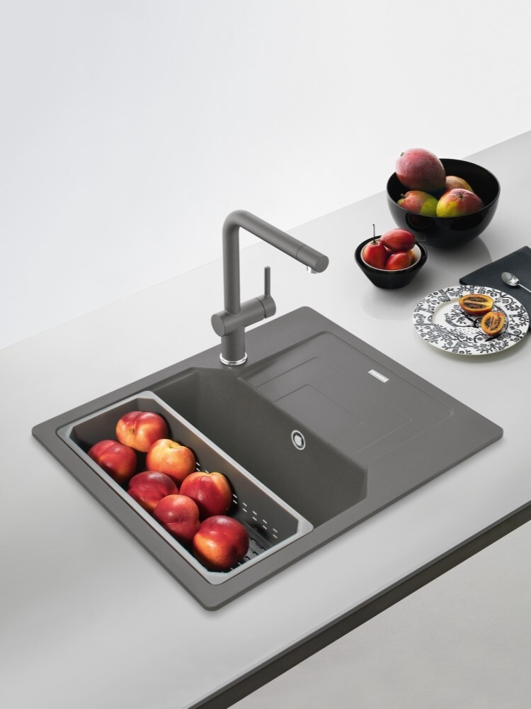 Franke UBG 611-62, мойка, гранит, серый камень