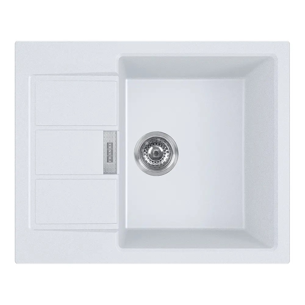 Franke S2D 611-62/500, мойка, гранит, белый