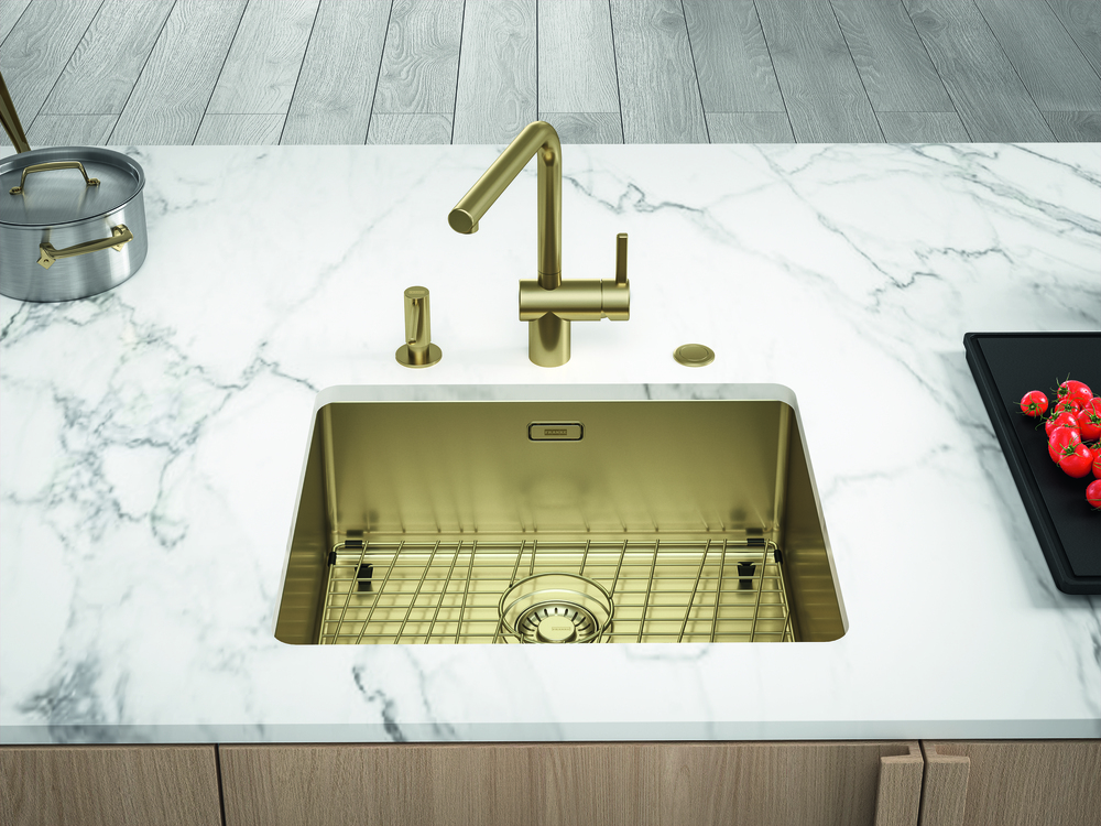 Franke BXM 210/110-50 F-INOX, мойка, нержавеющая сталь, золото