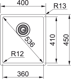 Franke BXX 210-36, мойка, нержавеющая сталь