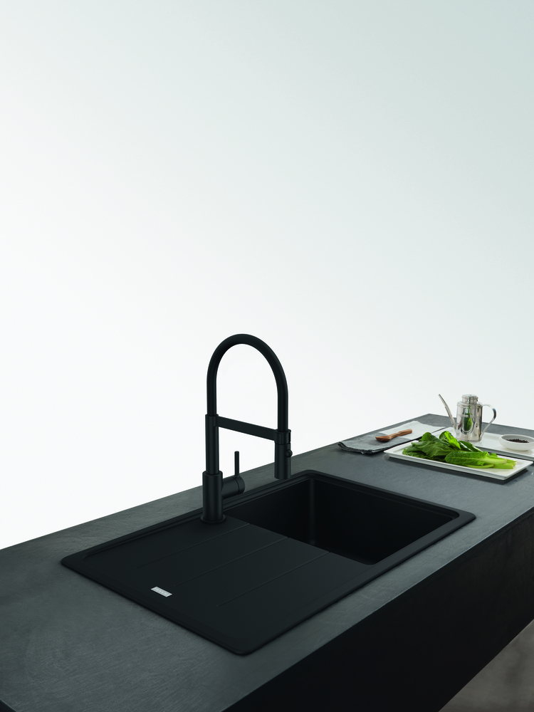 Franke Lina Semi-pro, смеситель, черный матовый