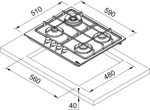 Franke FHSM 604 4G XS C