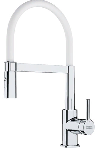 Franke Lina Semi-pro, смеситель, xром/белый
